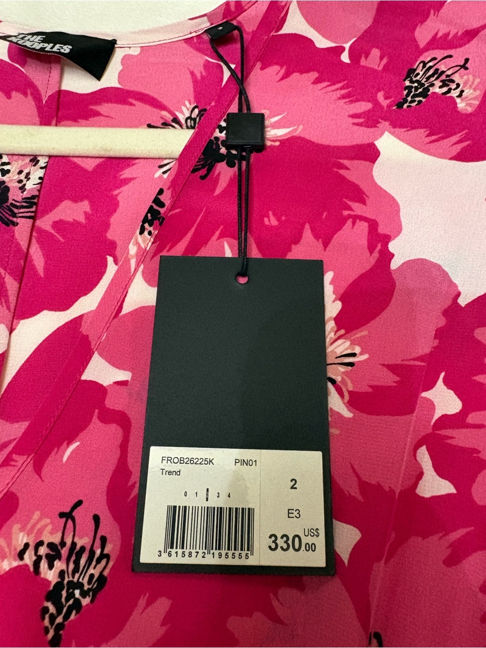 NWT The‎ Kooples 100% Silk Mini Dress NWT 2 Pink luxury fem designer Party Dress - Picture 4 of 8